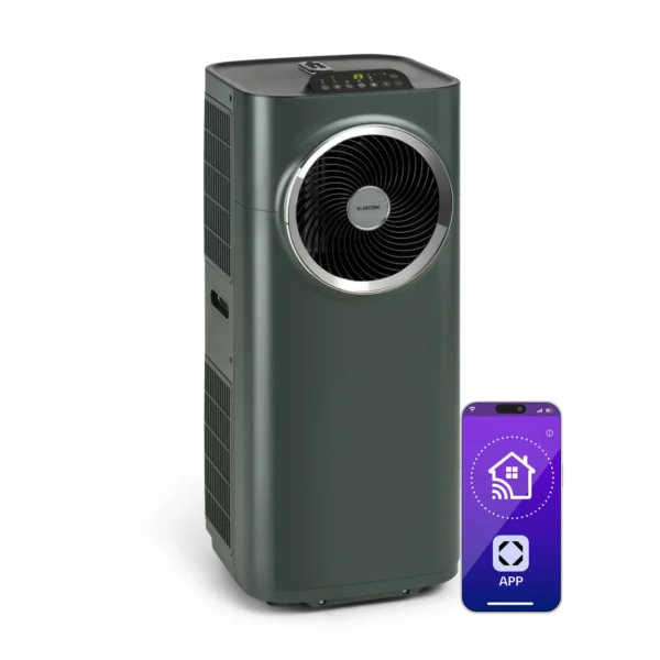 Kraftwerk Smart Mobile Klimaanlage 12000 BTU mit WLAN – Anthrazit