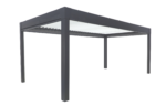 Freistehende bioklimatische Pergola aus Aluminium Ménéa – Grau | GREEN OUTSIDE – 18 m²,  6 m × 3 m – Image 3