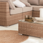 Gartenmöbel-Set aus Aluminium – Beige – 14 Sitzplätze – Bild 3
