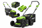 Akku-Rasenmäher mit Radantrieb 46 cm 40 V – GREENWORKS, 4,0 Ah Akku + Ladegerät (GD40LM46SPK4)