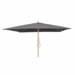 Pegasia Sonnenschirm 400x300 cm Grau Rechteckschirm Aluminium UV-Schutz Gartenschirm mit Kurbel – Image 7