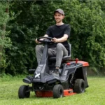 Scheppach MR200-61 Aufsitzmäher 196 cm³ 61 cm Schnittbreite 150 L Fangkorb Hybridstart – Image 2