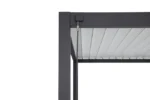 Freistehende bioklimatische Pergola PRIMA aus Aluminium, anthrazitgrau, 12 m² – Image 11
