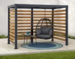 Pergola MARAO von Sunjoy, Außenmaße 3,1 × 1,9 m
