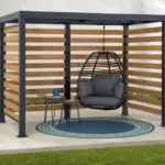Pergola MARAO von Sunjoy, Außenmaße 3,1 × 1,9 m