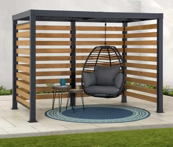 Pergola MARAO von Sunjoy, Außenmaße 3,1 × 1,9 m