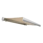 Markise Elektrische 4,95 x 3,5 m mit LED-Beleuchtung, Acrylstoff Beige, Weiß – Image 7