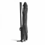 Ampelschirm 4x3 m Grau 360° drehbar neigbar Sonnenschirm mit rollbarem Schirmständer und Kurbel – Bild 5
