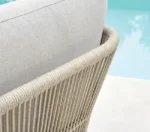 Gartenmöbel-Set aus Metall Braun für 5 Personen – Image 3