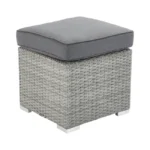 Gartenlounge NATERIAL Davos Ecksofa Set Grau Aluminium 6 Personen – Image 10