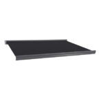 Markise Naterial Nori S Manuelle  3,95 x 3 m Grau Acrylgewebe Anthrazit Aluminium – Image 5