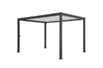 Freistehende bioklimatische Pergola PRIMA aus Aluminium, anthrazitgrau, 12 m² – Image 5