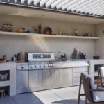 Bioklimatische Pergola ELEA 500 x 300 cm Schwarz – Freistehend, Lamellendach Verstellbar, Aluminium – Image 8