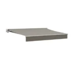 Calima Kassettenmarkise Manuell 3,95 x 3 m Weiß Polyestergewebe Taupe Aluminium – Image 4