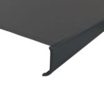 Markise Naterial Nori S Manuelle  3,95 x 3 m Grau Acrylgewebe Anthrazit Aluminium – Image 9