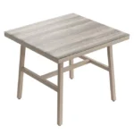 Gartenmöbel-Set mit Tischplatte aus gehärtetem Glas inklusive Sitz- und Rückenkissen – Beige – Image 8